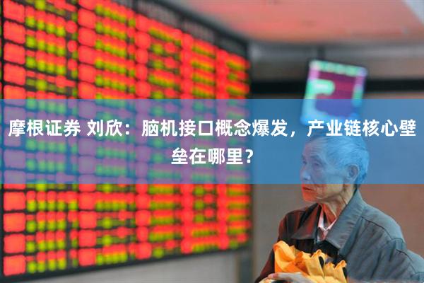 摩根证券 刘欣：脑机接口概念爆发，产业链核心壁垒在哪里？